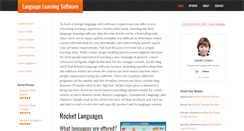 Desktop Screenshot of languagelearningsoftware.com